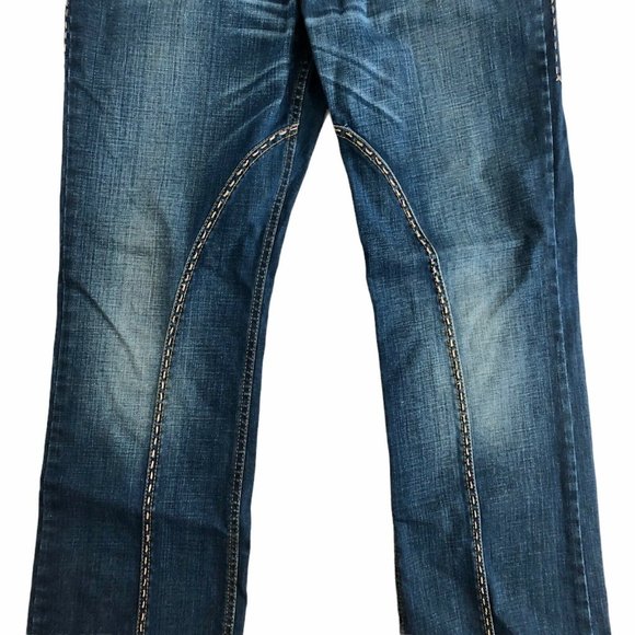 ESCADA Sport KATE Bootcut Western Blue Denim Jeans EU 42 - Picture 2 of 9